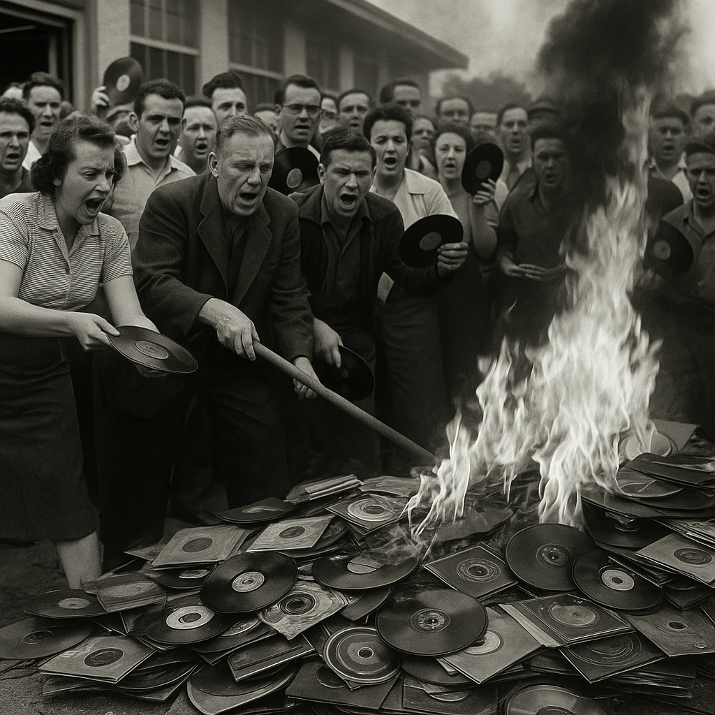 Angry Crowd Burning Music